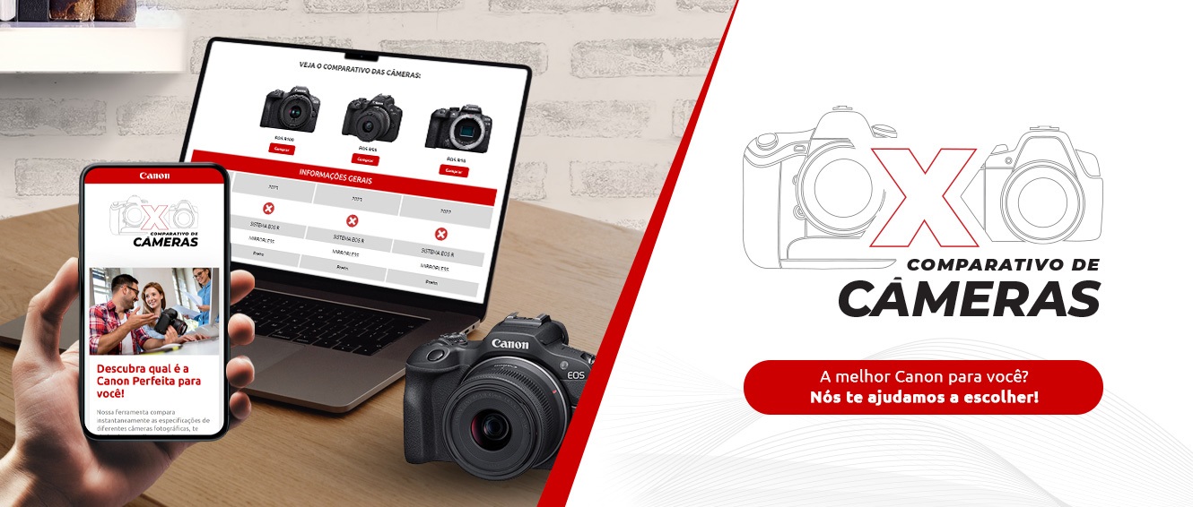 Comparativo de Câmeras Canon